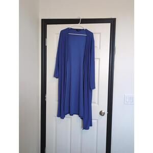 3X purple/blue duster cardigan